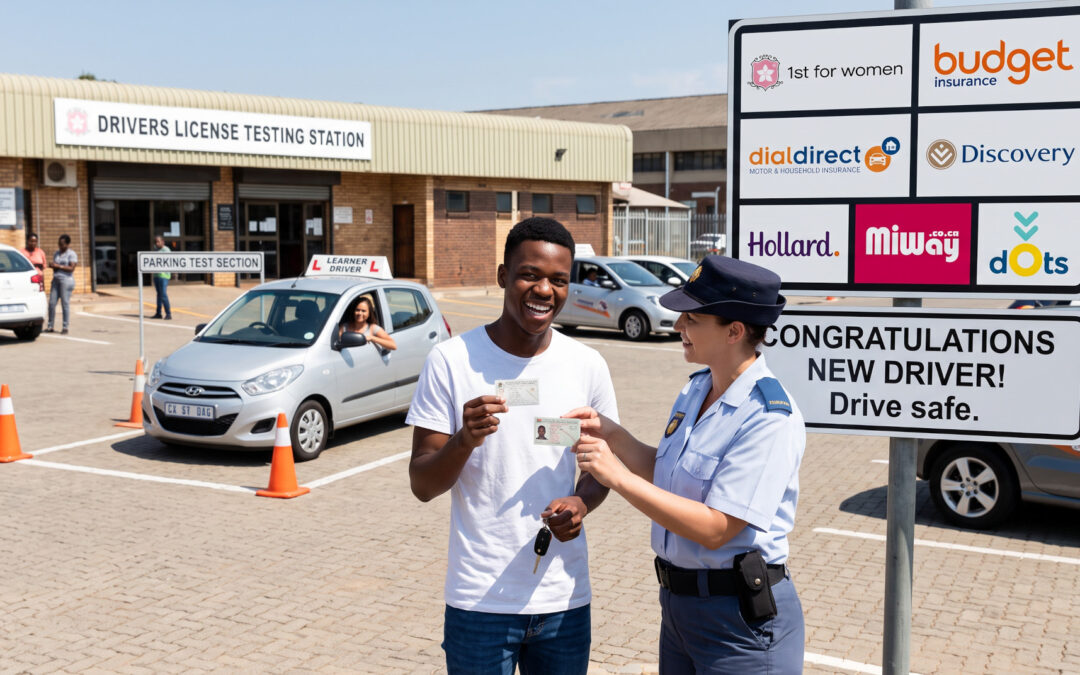 young man who has just passed his drivers test
